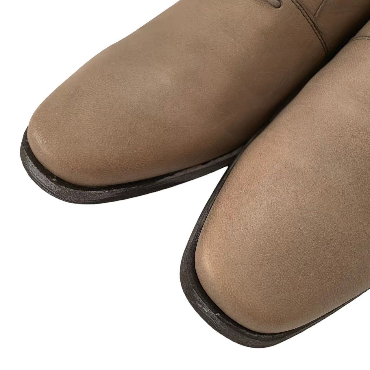 COMME CA MEN コムサメン 革靴 グレー系 ビジネス レザー スーツ B1 07 