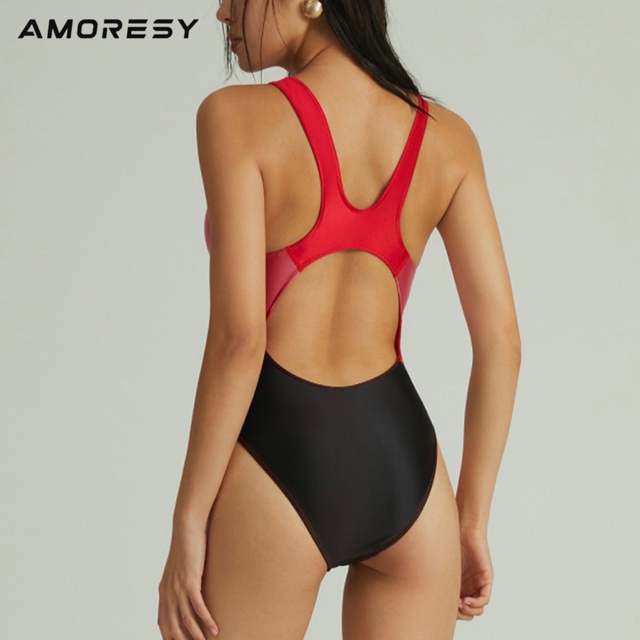 AMORESY アモレシー Aphrodite 競泳水着 コスチューム マルチカラー レオタード フライバック ワンピーススイムスーツ グラビア  ボディスーツ 8055 - メルカリ