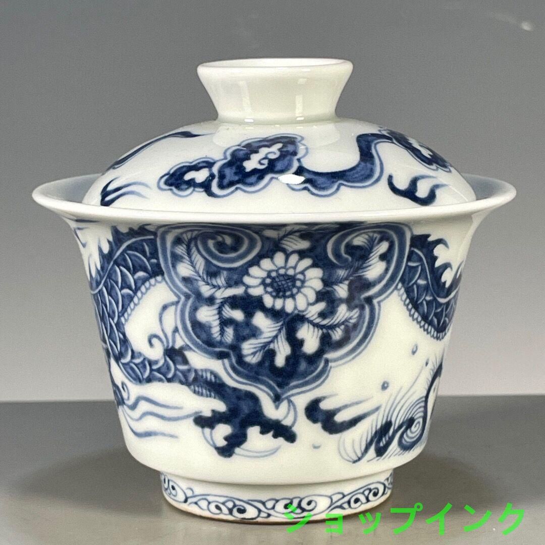 中国茶器 五彩花卉図紋三才蓋 煎茶器 茶道具 茶碗 新品未使用 花卉図紋三才蓋碗 中国茶器 景德鎮 蓋付き 茶器 飲茶 食器 新品未使用