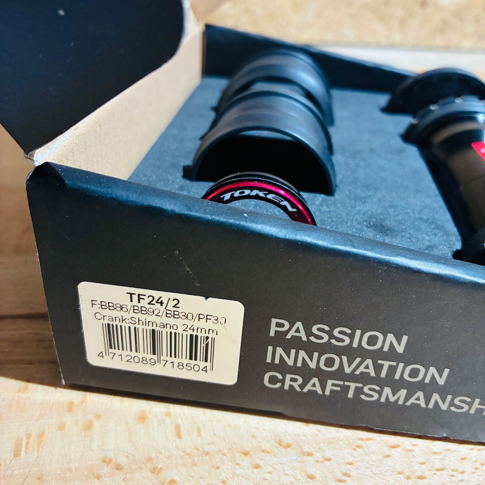 新品】 TOKEN TF24 TBT ベアリング BB86/BB92/BB30/PF30 NINJA