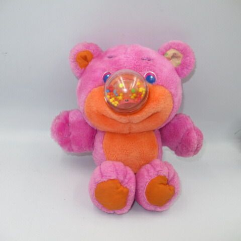 １９８７年☆Nosy bear☆ノージーベア☆ぬいぐるみ☆人形☆ピンク 