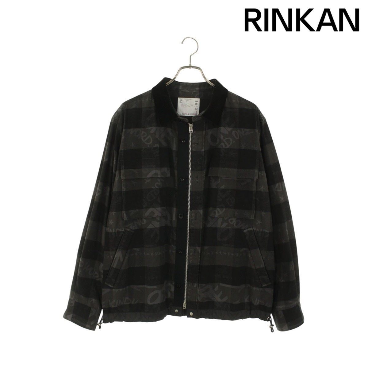 サカイ 23SS 23-02968M エリックヘイズバッファローチェック長袖シャツ  