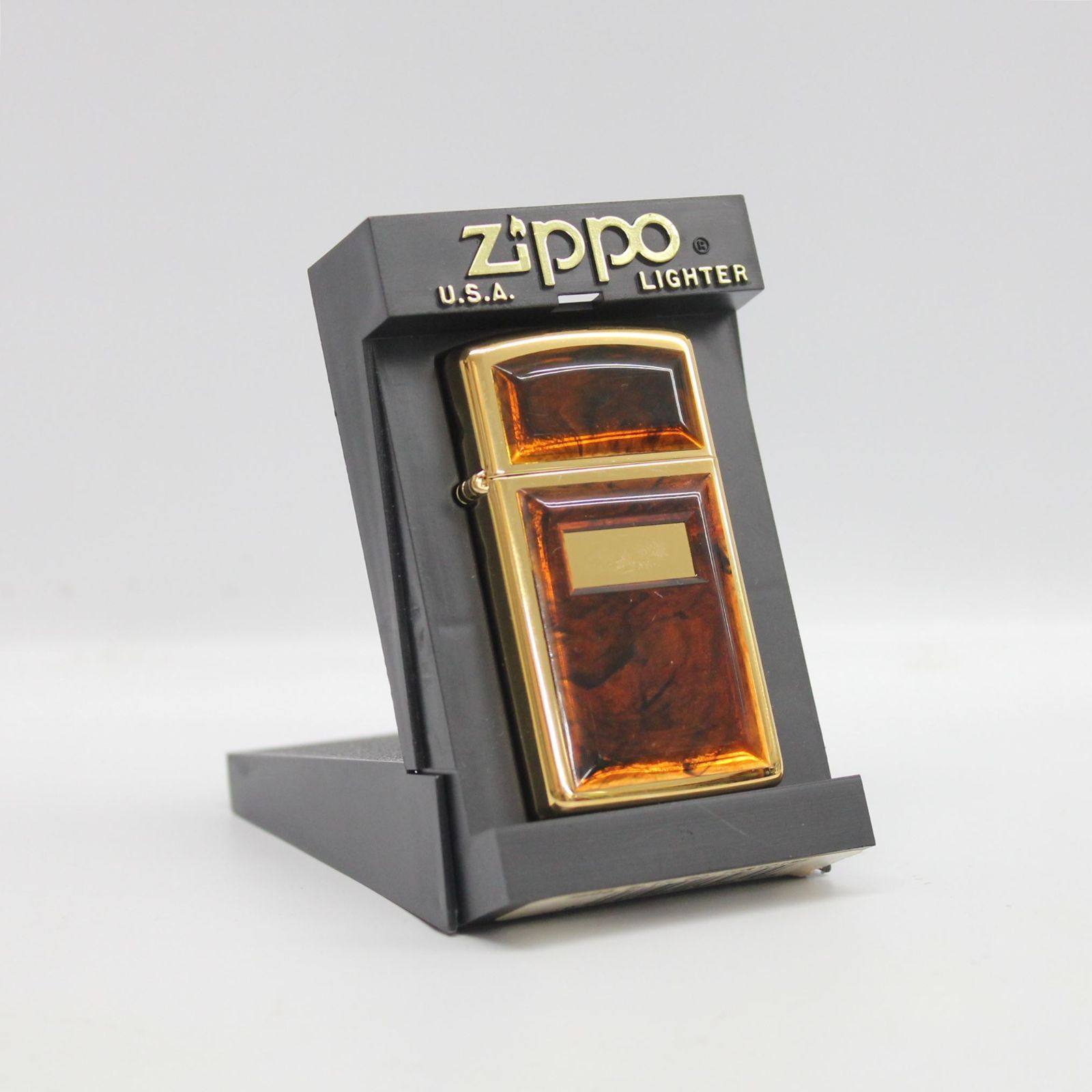 新品未使用】ZIPPO ｱﾝﾃｨｰｸ ｺﾞｰﾙﾃﾞﾝﾄｰﾀｽ べっ甲 ｼﾞｯﾎﾟﾗｲﾀｰ - メルカリ