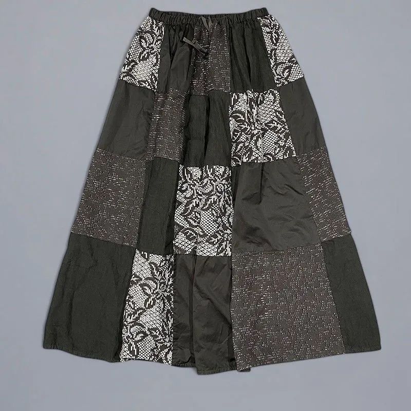 BEARDSLEY ビアズリー インナー付き ロング スカート パッチワーク