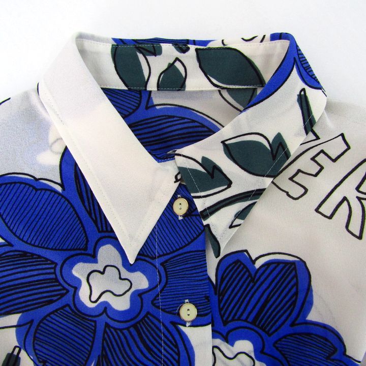 ダイアグラム シャツワンピース 花柄 トップス レディース Fサイズ  