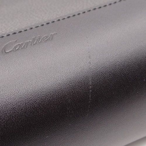 カルティエ Cartier バッグ メンズ ブランド
 クラッチバッグ セカンドバッグ レザー サファイア ブラック
