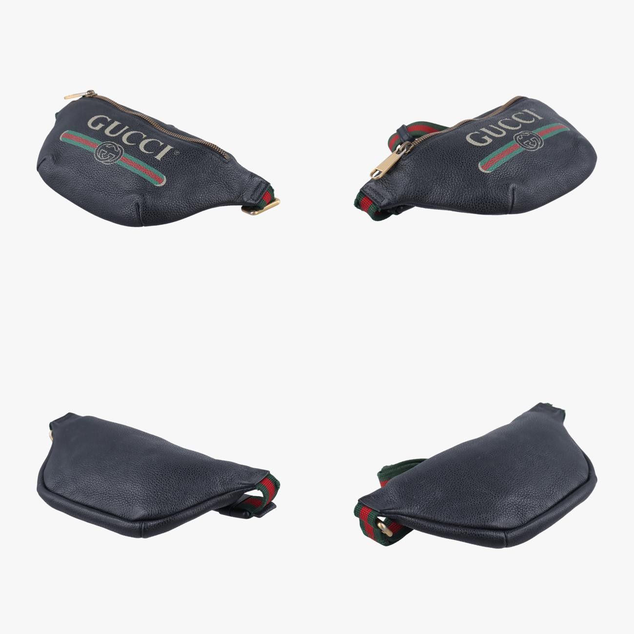 グッチGucciグッチプリントブラックレザー527792D026063072
