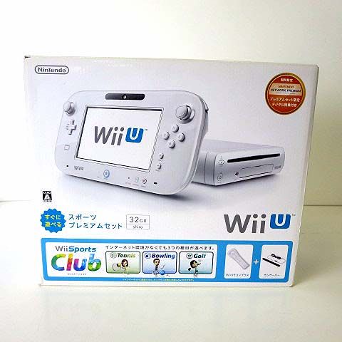 任天堂 Nintendo Wii U スポーツ プレミアム セット 動作未確認