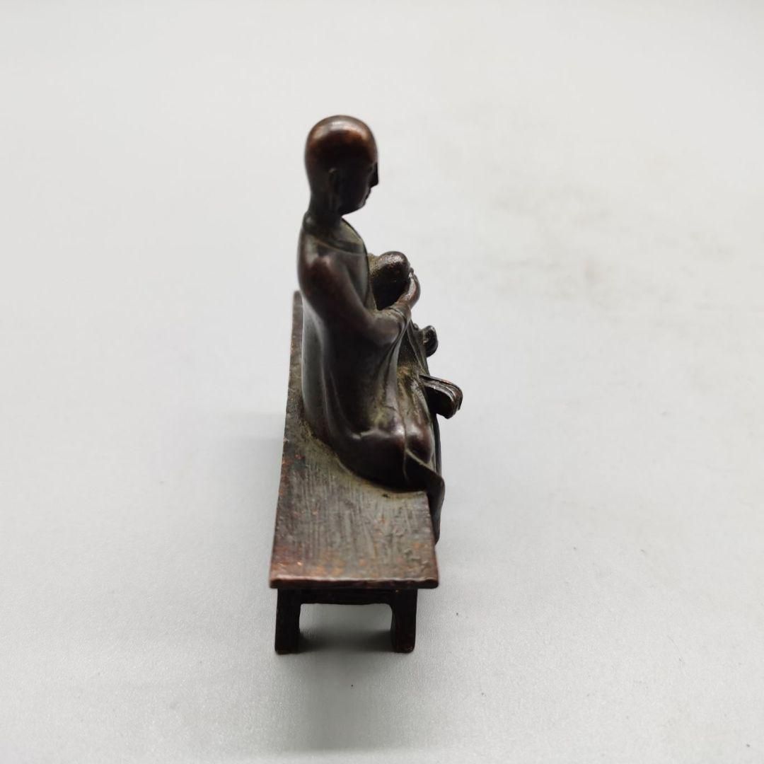 銅細工 自在観音像 仏像 装飾品 工芸品 美術品 置物 仏教美術 仏像 自在観音 小仏像 銅製 銅器 - メルカリ