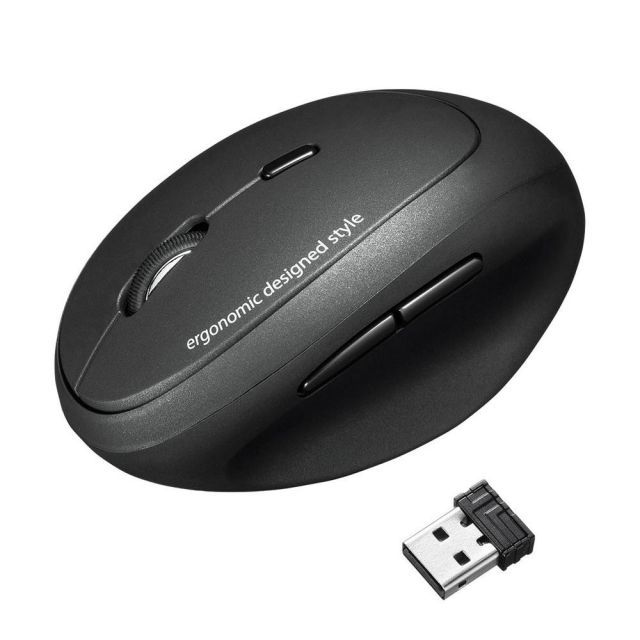サンワサプライ　ワイヤレスエルゴノミクスマウス　MA-ERGW17
