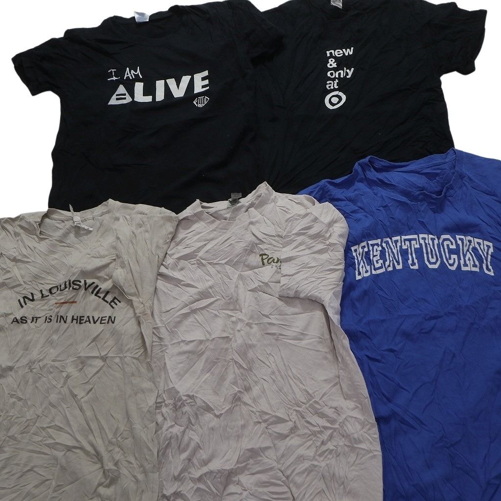 古着Tシャツ 28枚まとめ売り サイズ・カラーMIX　古着卸売り　黒多め 古着卸 まとめ売り カラーMix 半袖Tシャツ 20枚セット (メンズ M