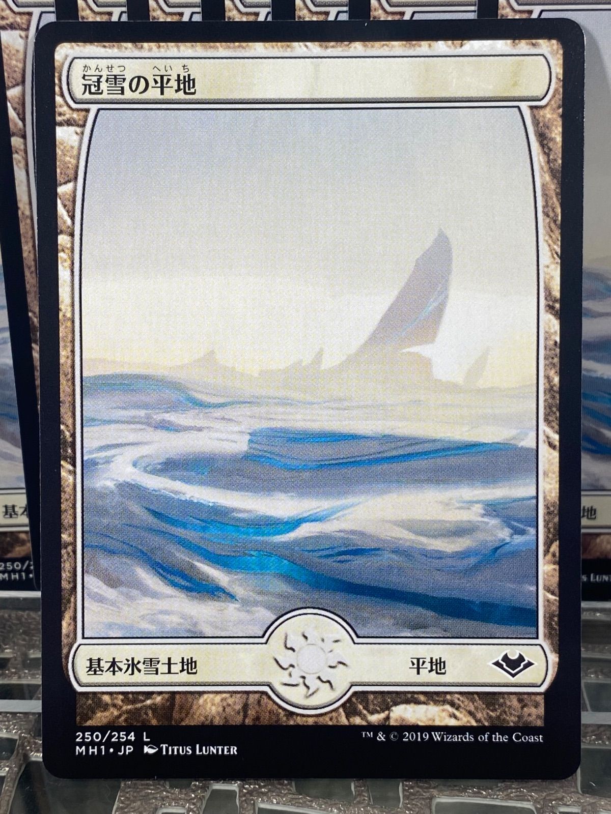 【AXIS】MTG 冠雪の平地　MH foil 16枚 AXIS】MTG 冠雪の平地 MH foil 16枚 151)《冠雪の平地/