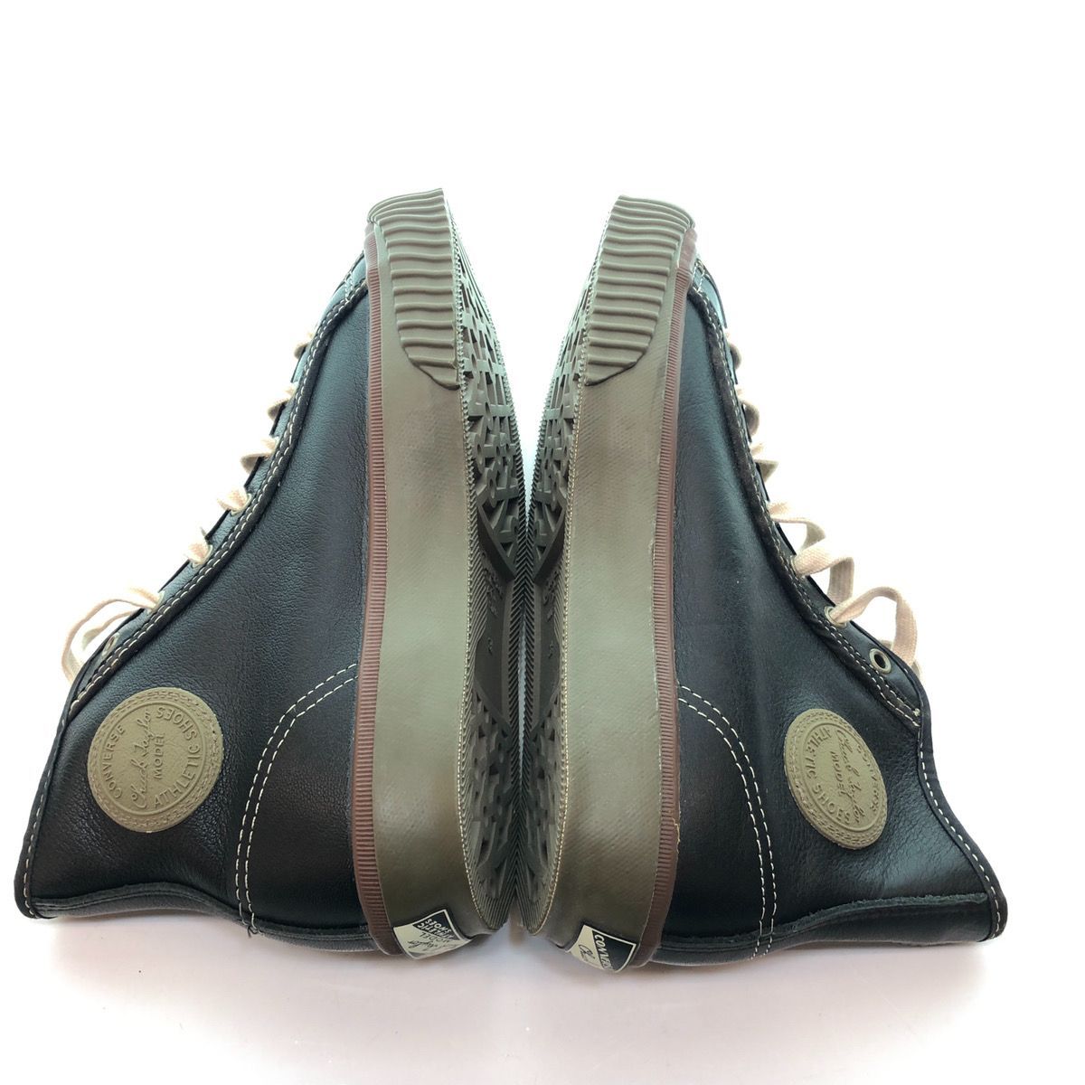 CONVERSE コンバース CHUCKTAYLOR チャックテイラー 1946年 200足限定 復刻 ハイカット スニーカー VINTAGE HI  ヴィンテージハイ 木箱 レディース BLACK ブラック KHAKI カーキ 22.5cm 1Q272