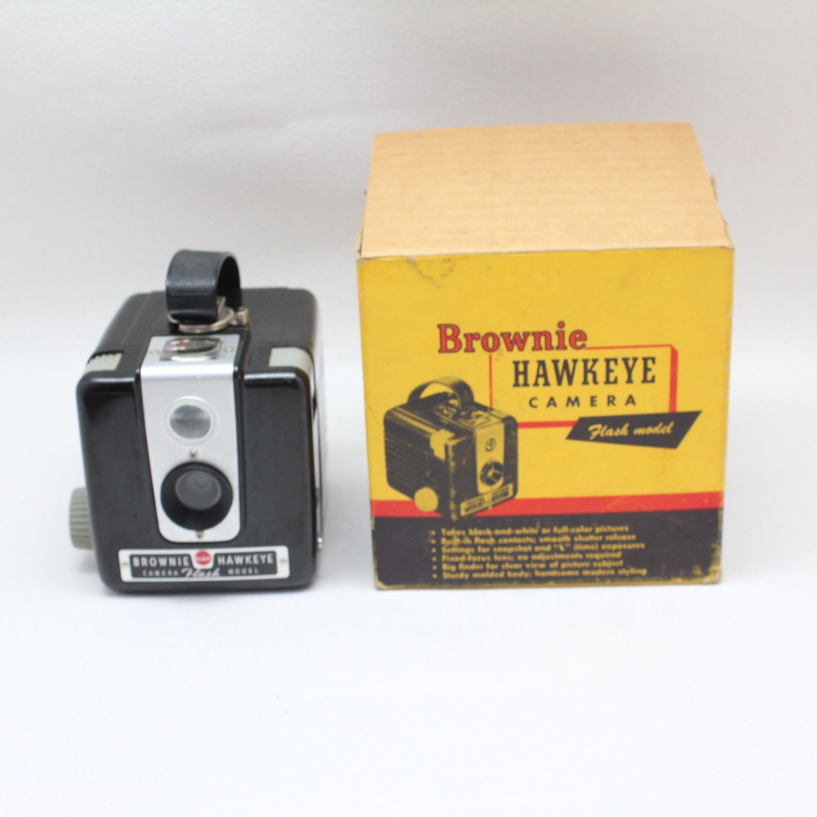 □中古　KODAK  BROWNIE   HAWKEYE  Flash model  箱あり現状品