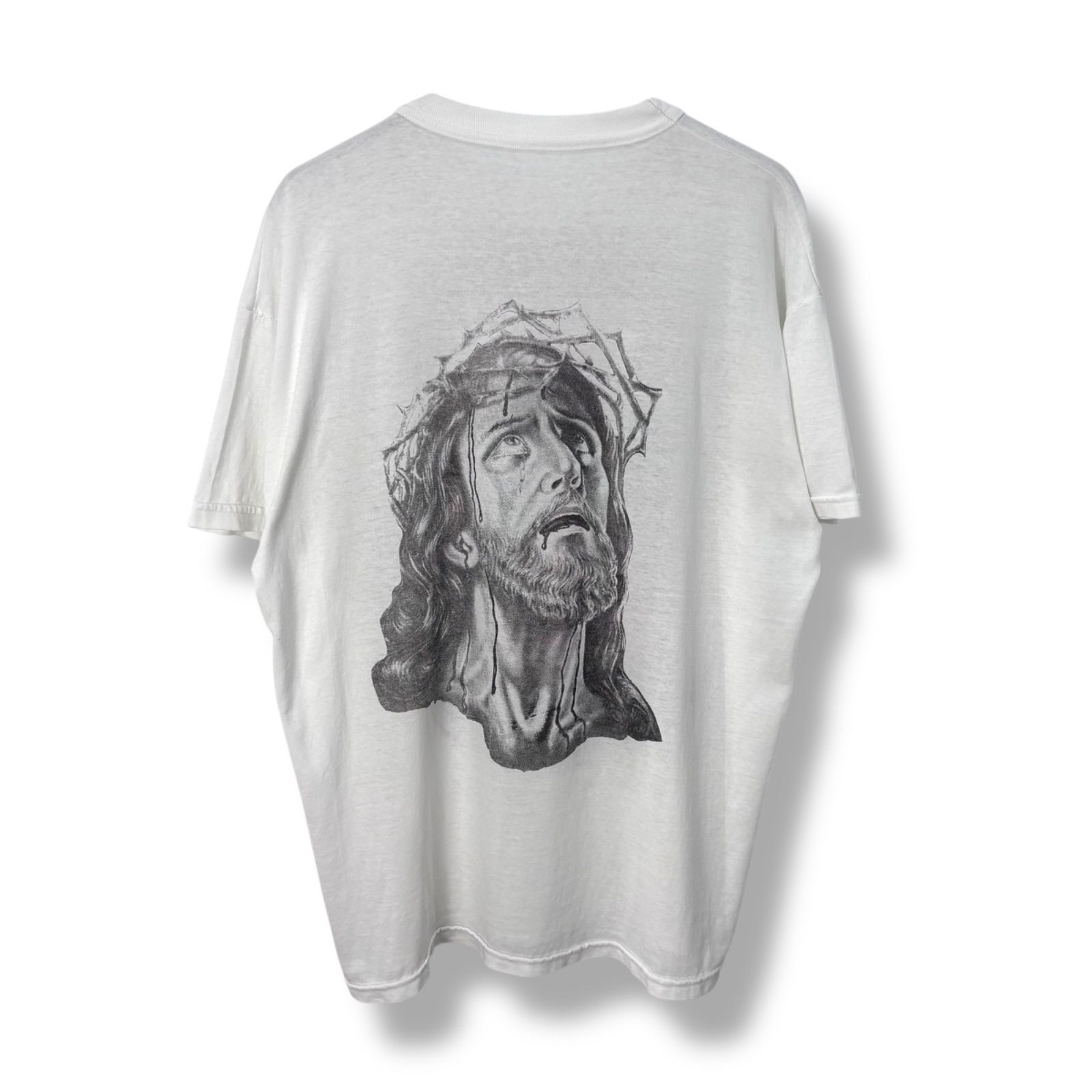 90s キリスト マリア ジーザス Tシャツ Special】 90s REINA de MEXICO & Jesus Christ Print T-Shirt