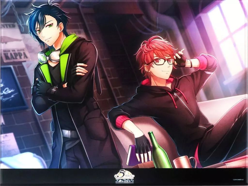 【】雑貨 B.志賀直哉＆武者小路実篤 プレイピー メタライズアート 第3弾 「文豪とアルケミスト」