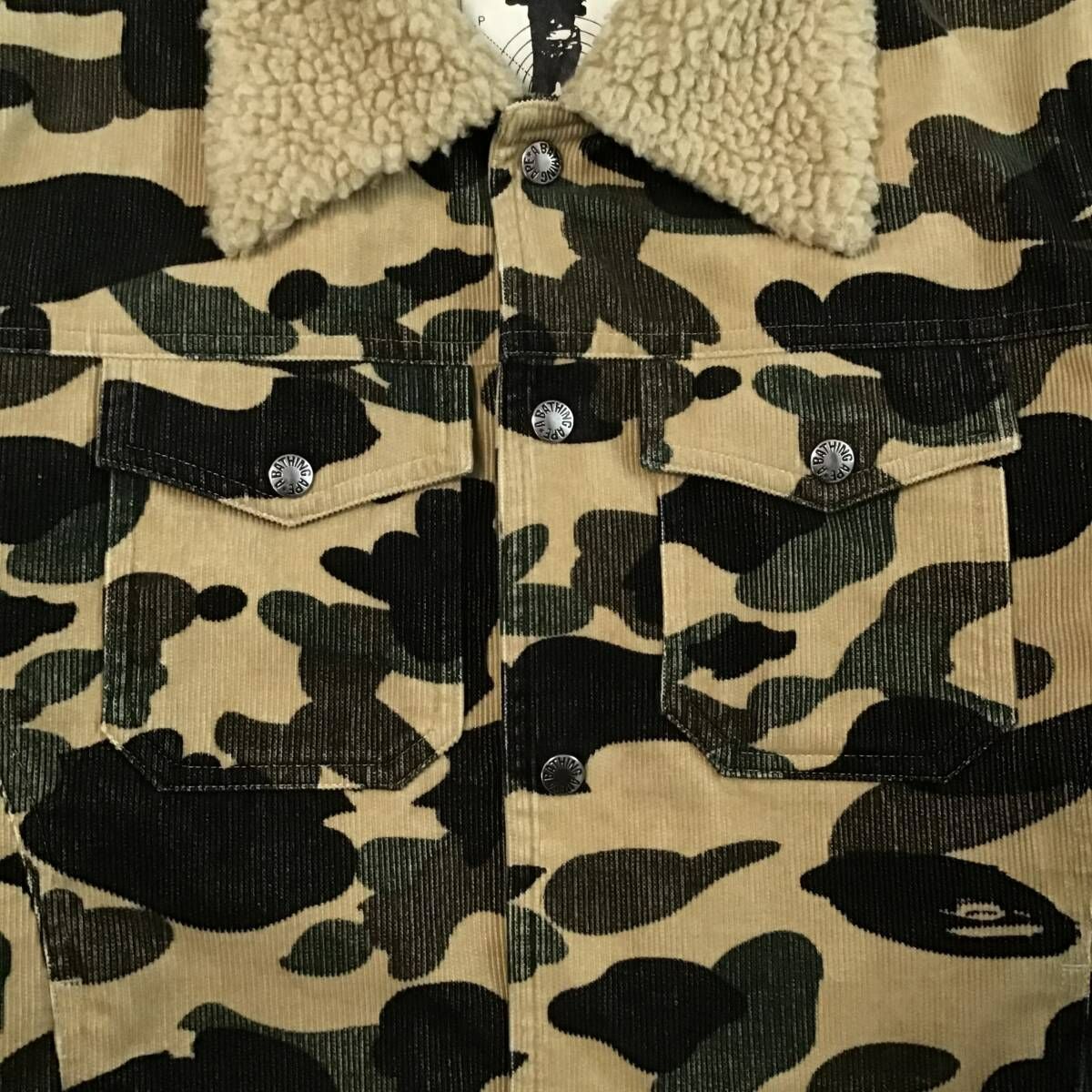 ☆初期☆ コーデュロイ ボア ジャケット Sサイズ a bathing ape BAPE
