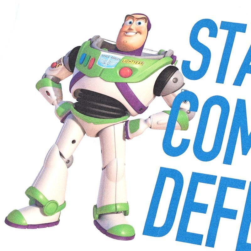 D014 日本未発売インポート商品 BUZZ Lightyear バズ ライトイヤー Tシャツ 半袖 Disney ディズニー PIXAR ピクサー Toy Story トイストーリー ホワイト メンズ レディース ウッディ ジェシー ザーグ レックス 誕生日