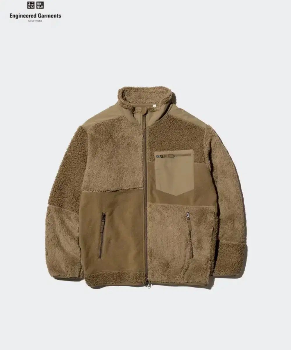 UNIQLO ユニクロ ENGNIEERED GARMENTS エンジニアドガーメンツ エンガ コラボ フリース ベージュ M