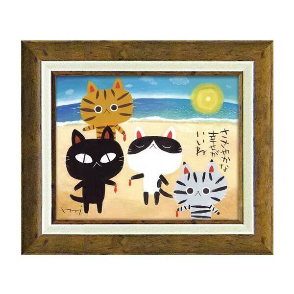 ユーパワー 糸井忠晴 アート フレーム 「海の幸」 IT-05112