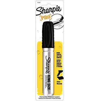 Sharpie Black King Size Marker (6-Pack) (並行輸入品)