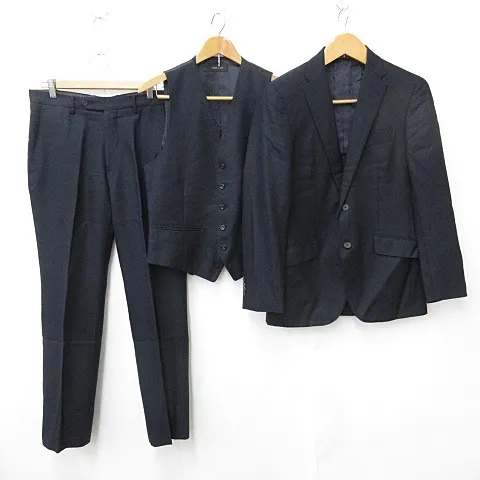 ★スリーピース★JOSEPH HOMME セットアップスーツ チェック ネイビー st00287_nv.jpg