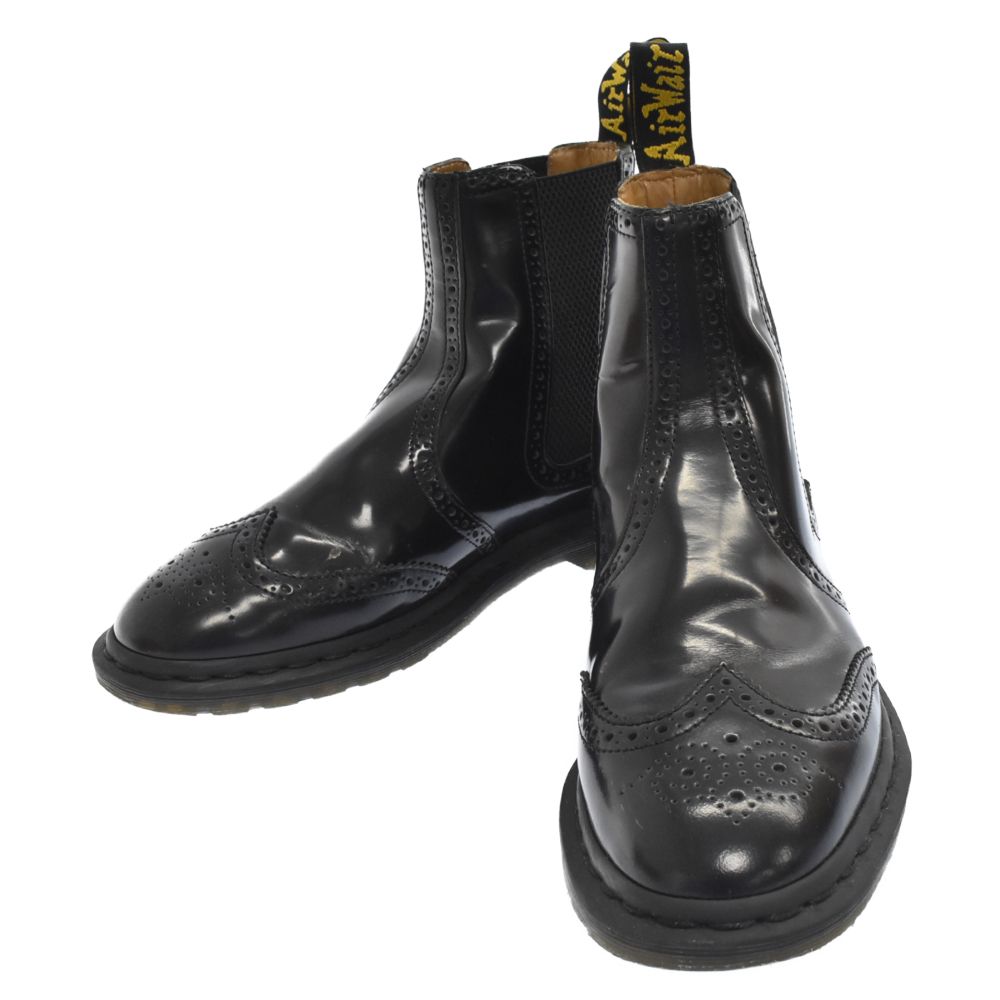 Dr.Martens (ドクターマーチン) GRAEME BROGUE CHELSEA グレイム チェルシー サイドゴア レザーブーツ UK6  26586001 - メルカリ