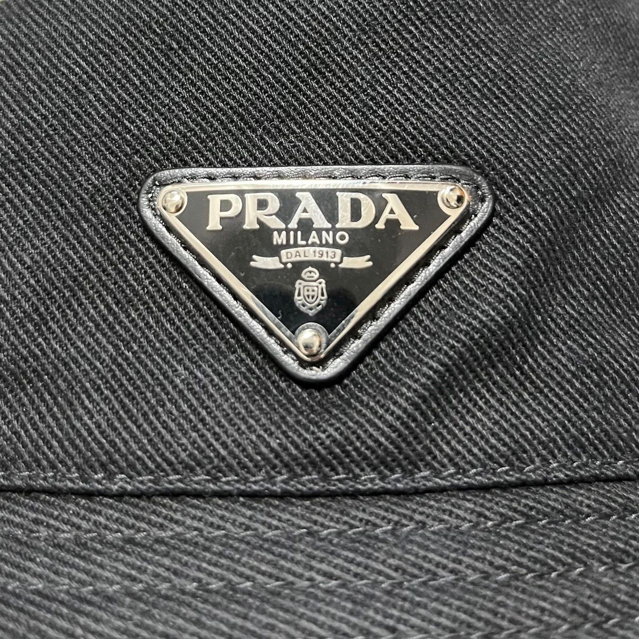 PRADA プラダ ドリル コットンバケットハット 2HC137 2DXI - メルカリ