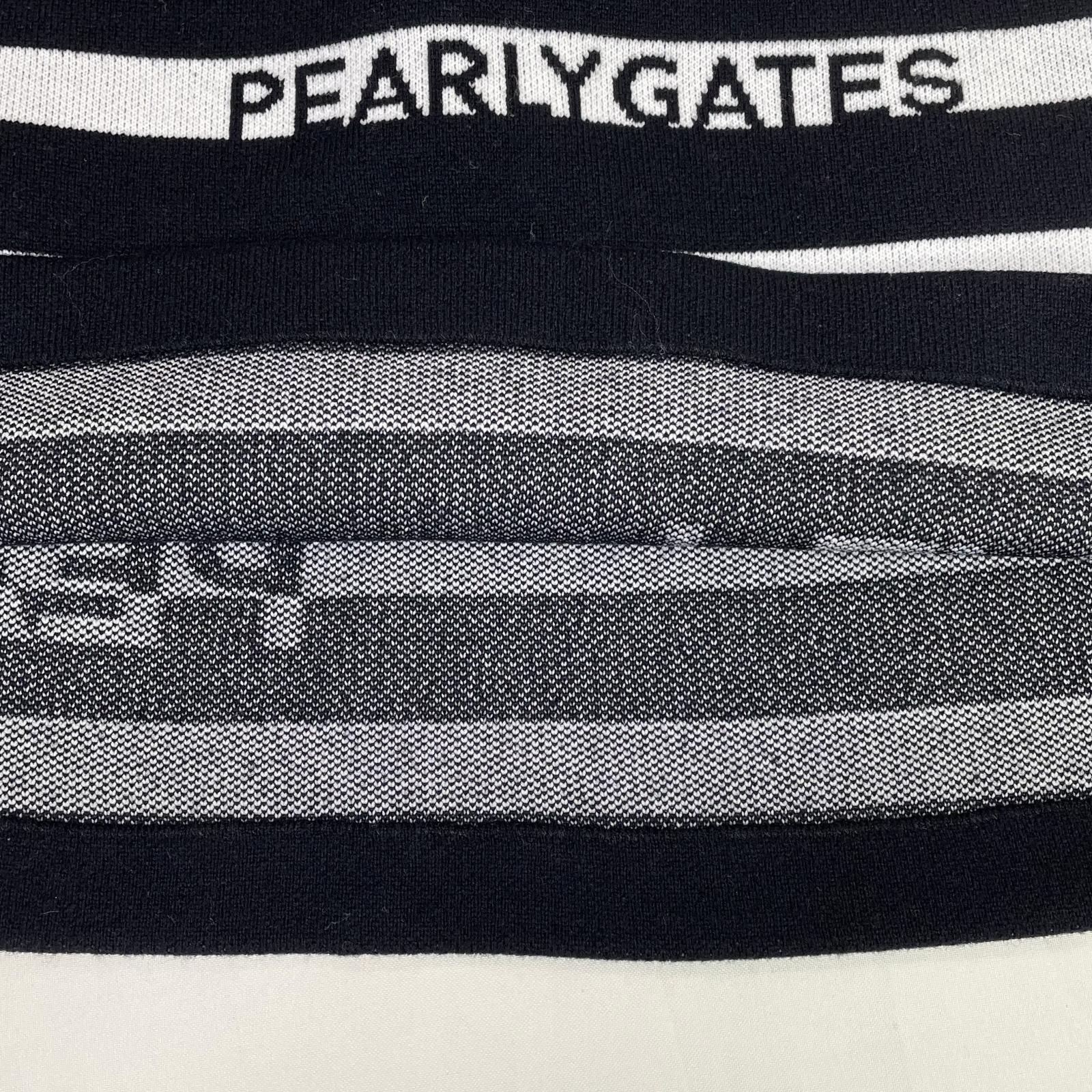 レディース パーリーゲイツ PEARLY GATES セットアップ 0 S 紺 ネイビー ボーダー クルーネックニット×スカート LLC-HASEGAWATOSO_COM