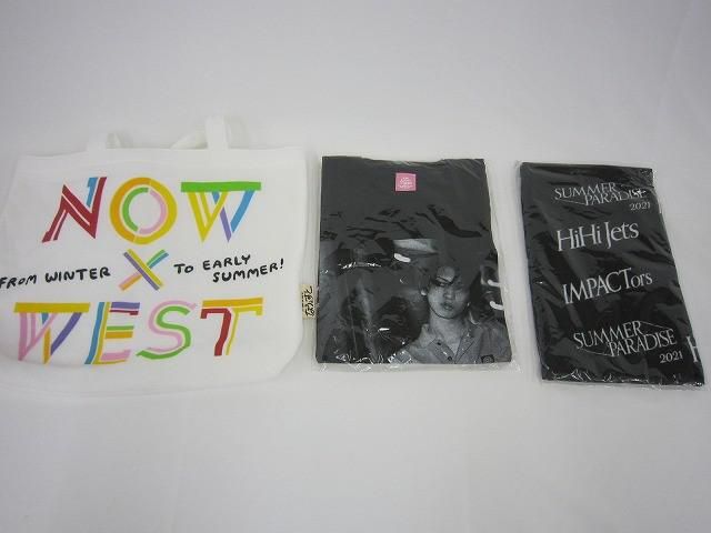 中古品 ジャニーズ 岩橋玄樹 HiHi jets 他 ライブTシャツ WEST