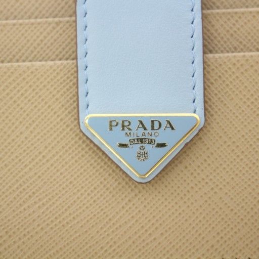 極美品/希少色✨プラダ コインケース 三角ロゴ ターコイズブルー プラダ コインケース（小銭入れ） 財布 メンズ サフィアーノ