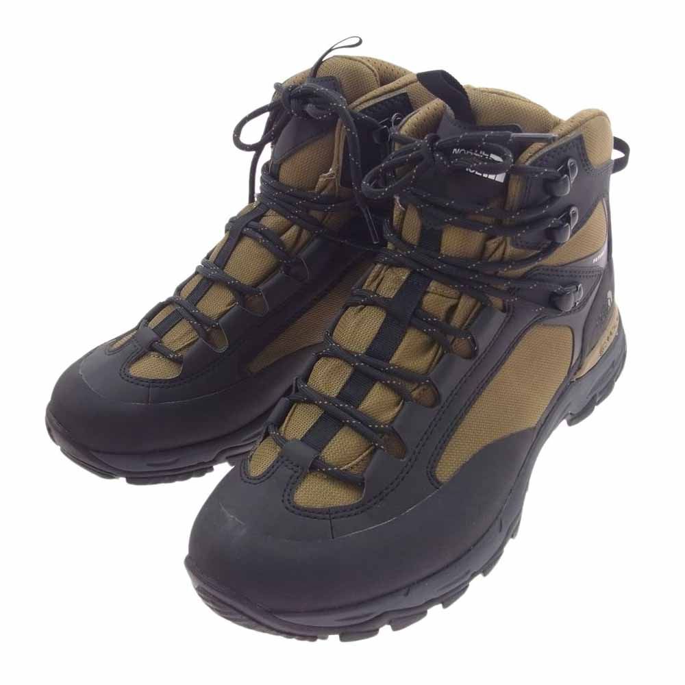 THE NORTH FACE ノースフェイス ブーツ NF52321 Creston Hike Mid WP クレストン ハイク ミッド  ウォータープルーフ トレッキングシューズ ブラウン系 ブラック系 27cm【中古】