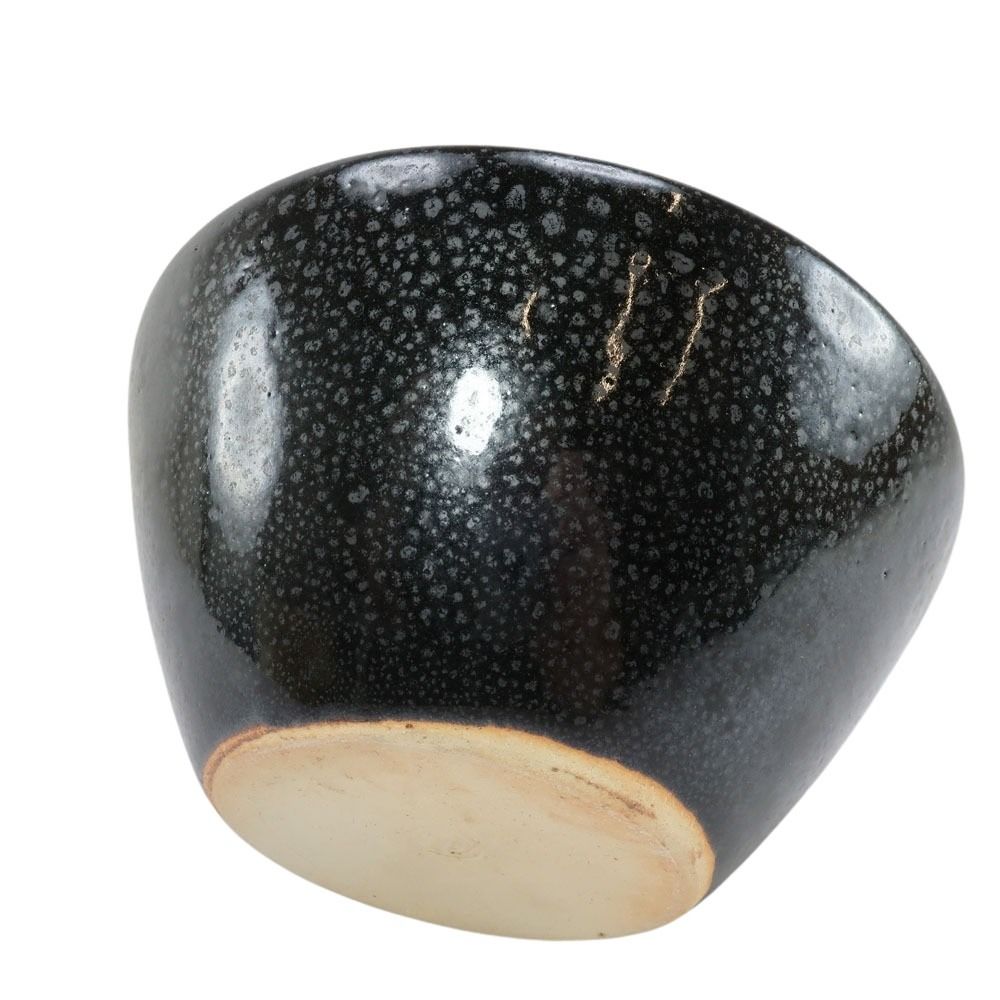清水卯一 作 油滴釉皿 陶磁器 _ 骨董品 清水卯一 作