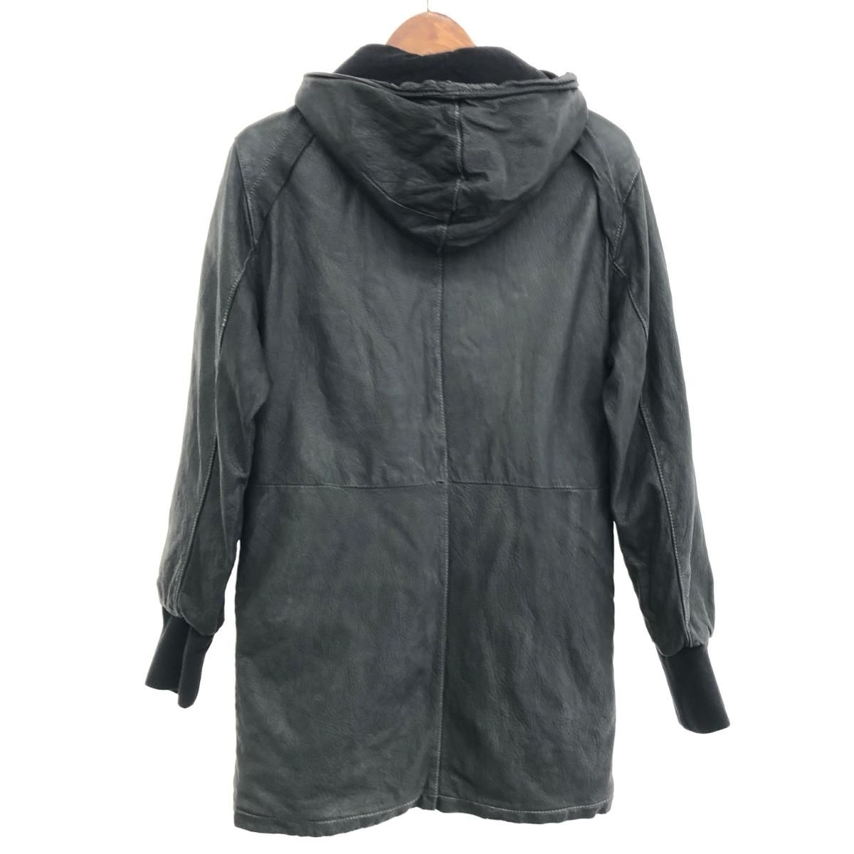 ジョルジオブラット　GIORGIO BRATO　レザーコート　48 GIORGIO BRATO ジョルジオブラット レザー コート サイズ：48 ブラック