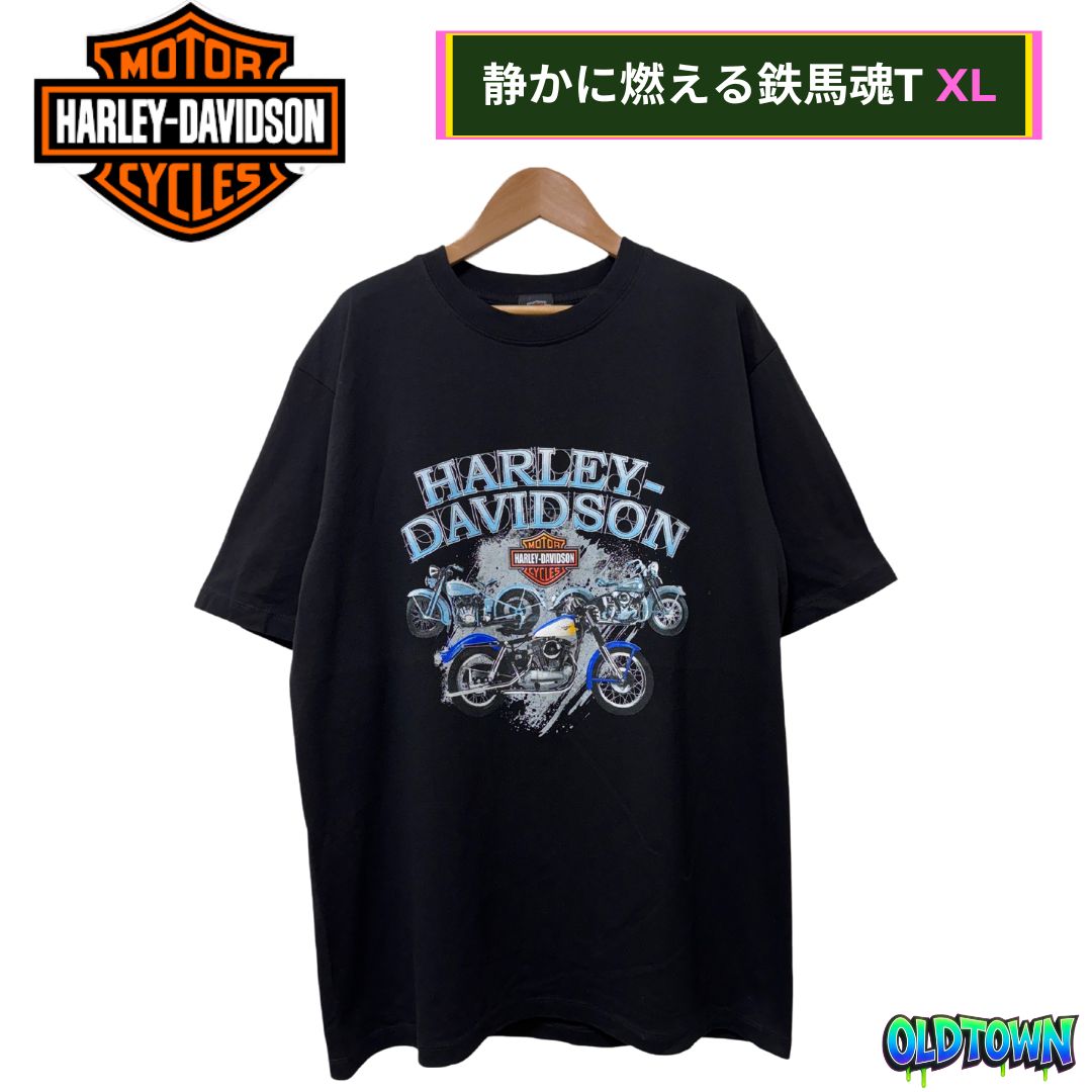 00s USA製 HARLEY-DAVIDSON Tシャツ ブラック L 古着 00s USA製 HARLEY DAVIDSON バー&シールド ヘビ スネーク T