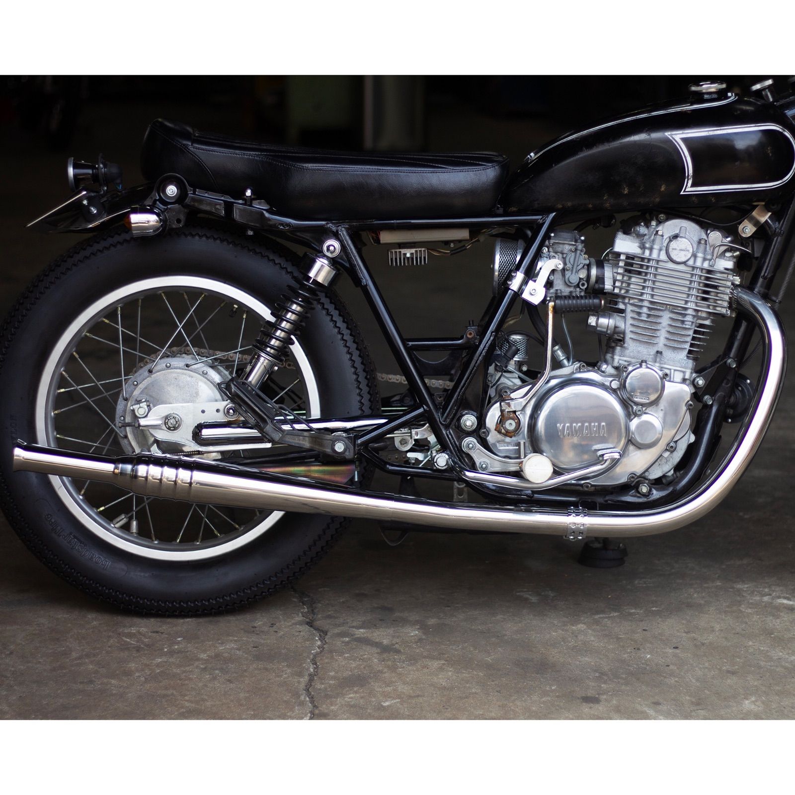 MOTOR ROCK SR400/500用 69トランペット 新型フルエキ ダウン キャブ車 