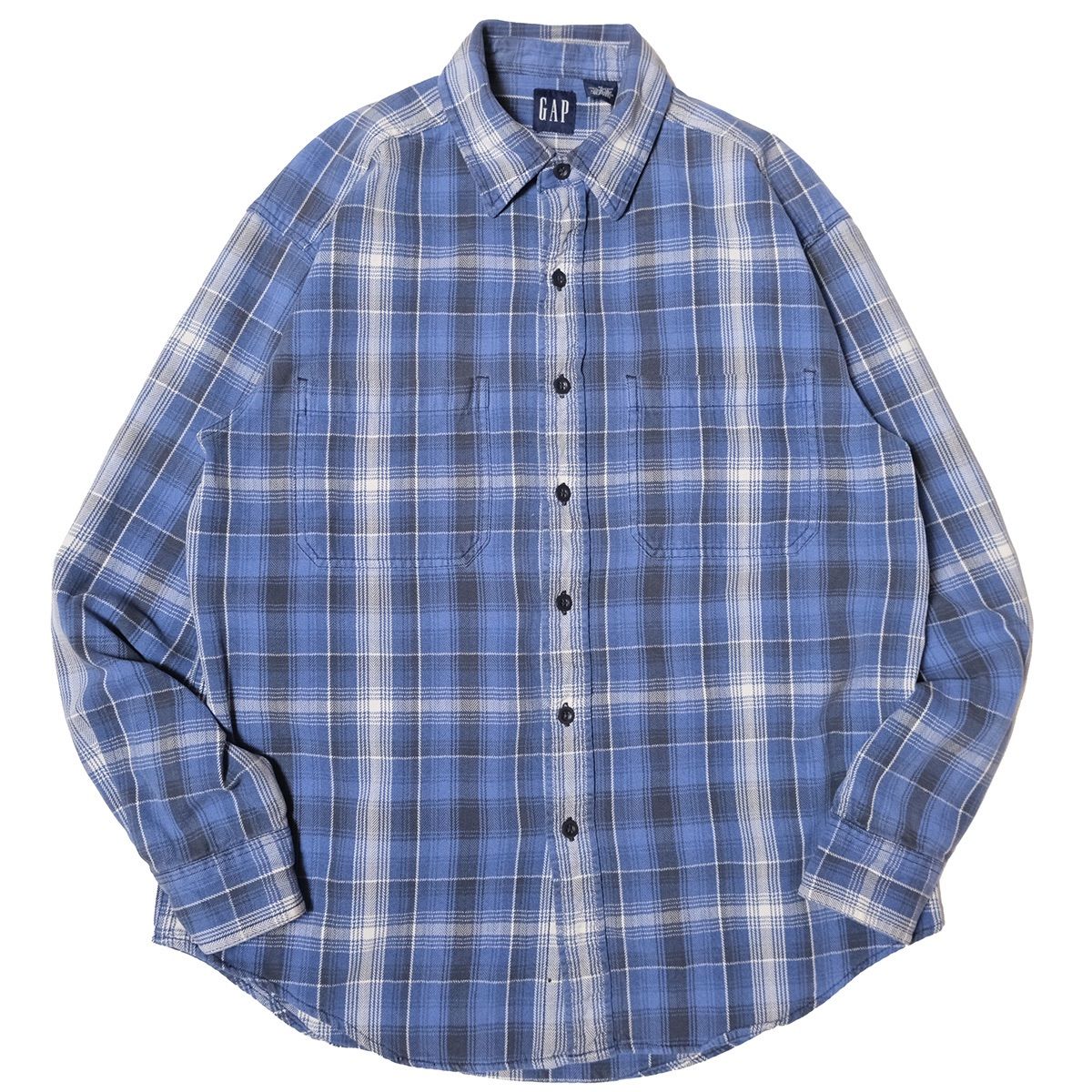 90s OLD GAP ギャップ フランネルシャツ 90s OLD GAP チェック 長袖 フランネル シャツ ギャップ ネルシャツ