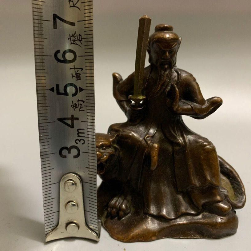 銅器 獣頭門環 獅子頭大門ノブ木戸門引環一対 装飾品 工芸品