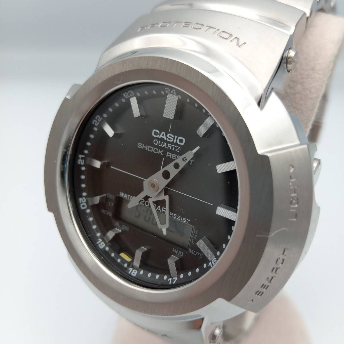 CASIO G-SHOCK フルメタル AWM-500D-1AJF ジーショック シルバー