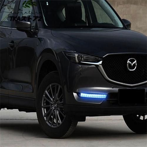 マツダ CX-5 KF系 デイライト フォグランプ 流れる シーケンシャル ウインカー連動 ドレスアップ 電装 フロント 純正と交換 - メルカリ