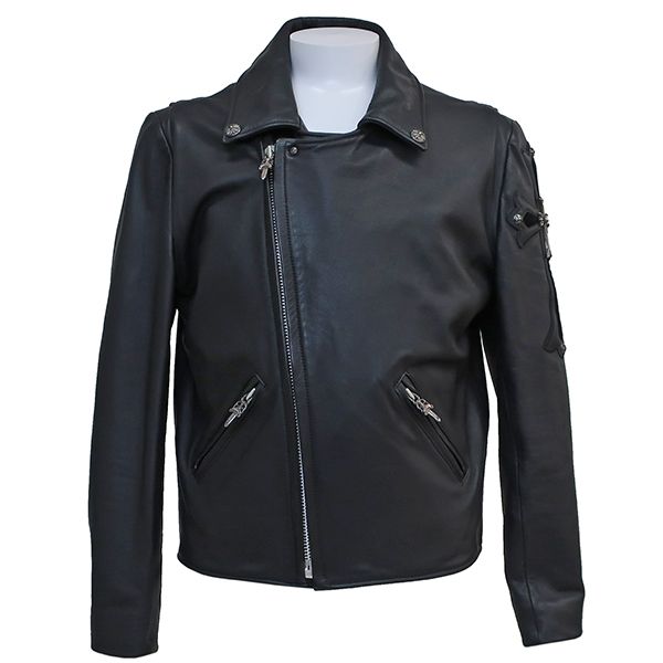 クロムハーツ CHROME HEARTS ライダースジャケット ベーシックモト 