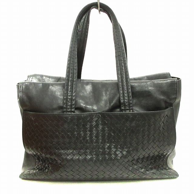 ボッテガヴェネタ BOTTEGA VENETA イントレチャートトート レザー  