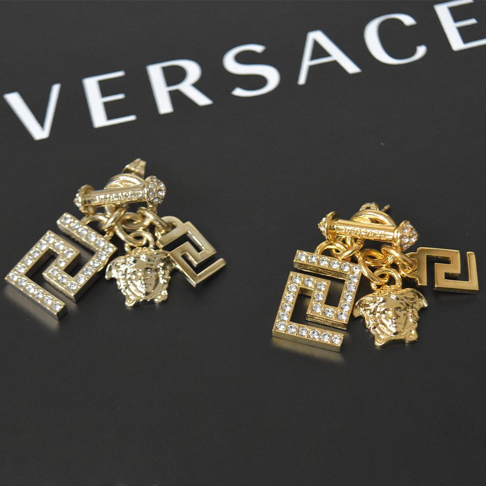 VERSACE ビジューグレカピアス レディース DG2E803S - メルカリ