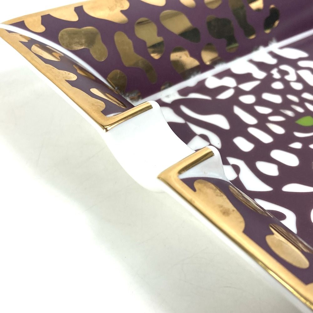 稀少レア•美品】カルティエ アッシュトレー レオパード柄 カルティエ