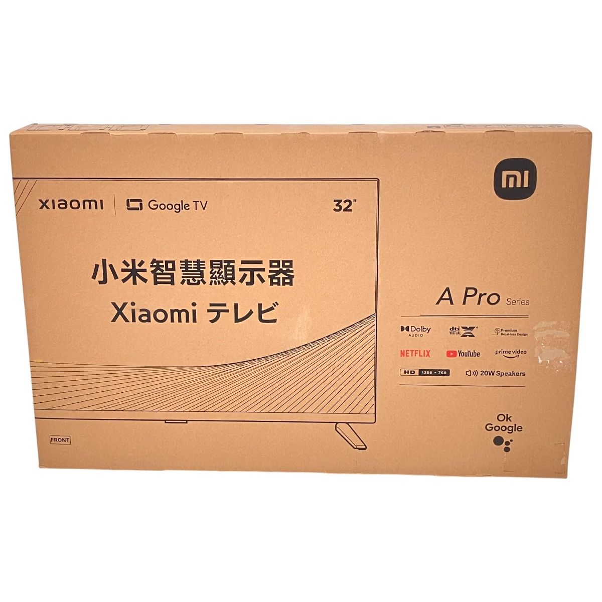 Xiaomi L32M8-A2TWNチューナーレステレビ 新 デザイン