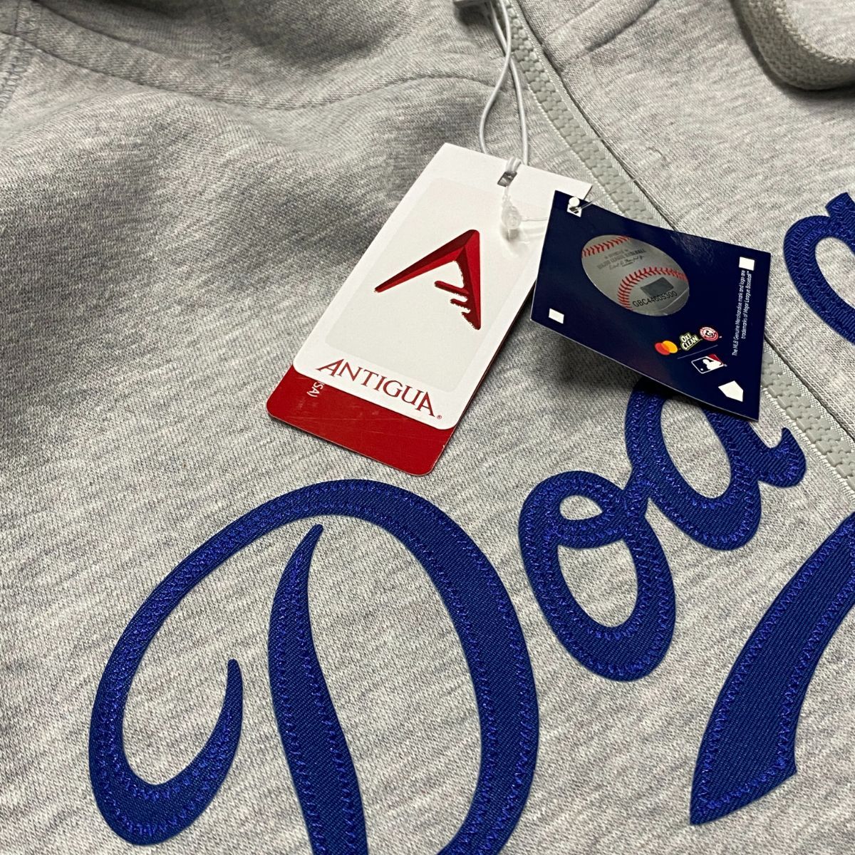 完売必至☆【Antigua】LAドジャース ロゴ フルジップパーカー 米国老舗ブランド Antigua ロサンゼルス ドジャース LA Dodgers