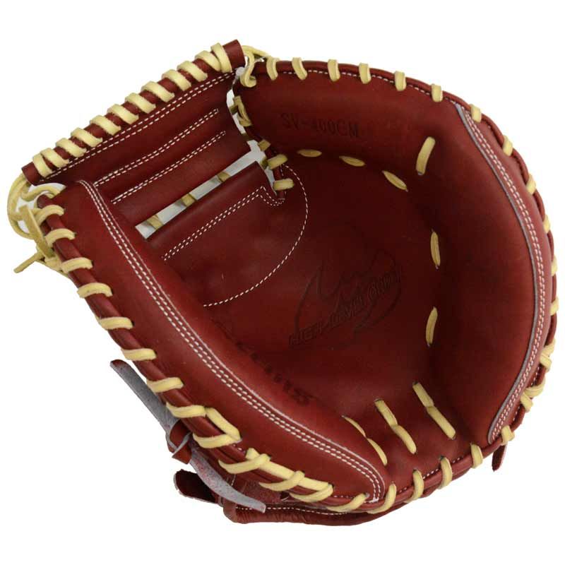 ジームス Zeems 硬式キャッチャーミット コウモリ型ロゴ 野球 硬式 ミット グローブ 捕手用 25AW SV-400CM-コウモリ-3