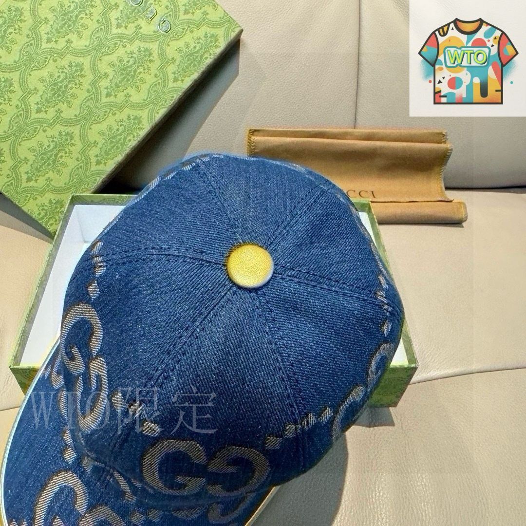 GUCCI ベースボールキャップ　美品　正規品 Gucci（グッチ）メッシュベースボールキャップ、男女兼用で外注