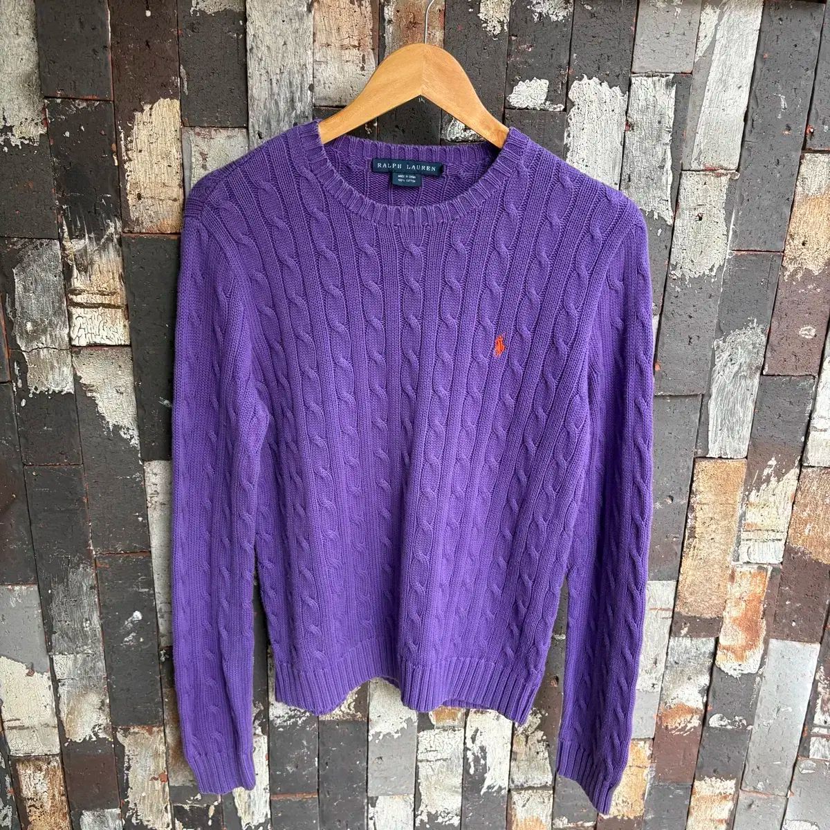 Polo ポロ ケーブル ケーブル編み ニット