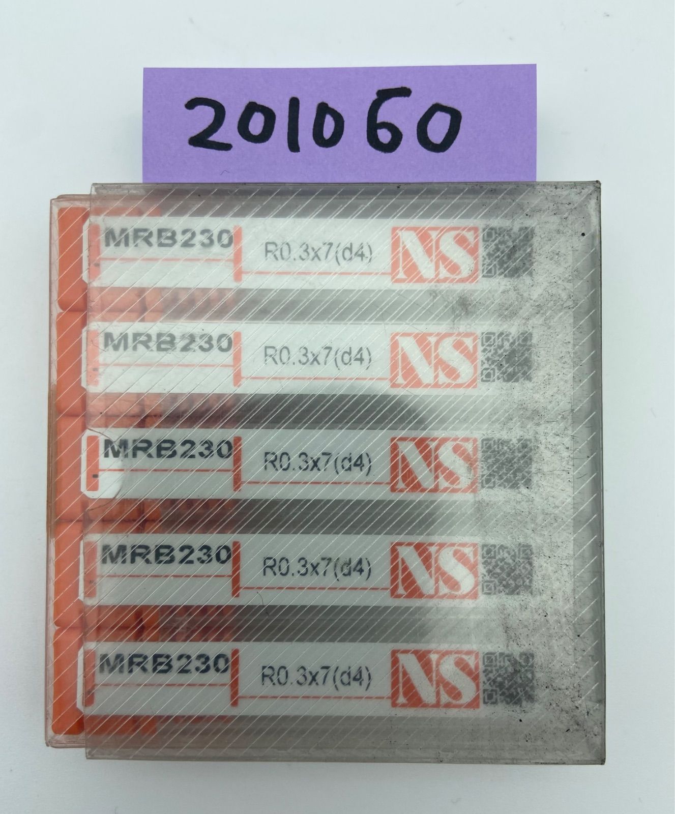 日進工具 NS TOOL 超硬エンドミル MRB230 R0.3 x 7 5本セット